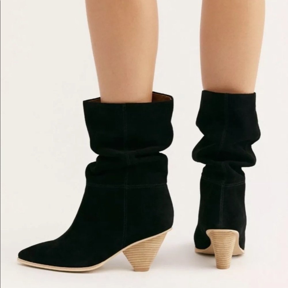 Jeffrey Campbell Slouchy Boot Suede Point Toe 9 - Picture 5 of 8